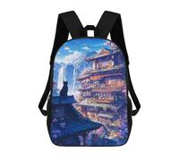 sinyumoney Sakura Anime Cat Japanese Mochila Escolar Impresa En 3D Para Niños 17inch Mochilas Para Niños Y Niñas, Mochilas Escolares Para Niños, Mochilas De Viaje