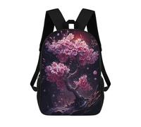 sinyumoney Sakura Cherry Blossom Mochila Escolar/de Negocios, Resistente, Para Portátil, Para La Escuela/trabajo/viajes 17inch