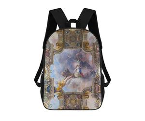 sinyumoney Salle Des Illustres Mochila De Peluche Con Dibujos Animados, Mochila 3D Para Niños, Bolsa Escolar, Idea De Regalo De Cumpleaños Para Niños Y Niñas 17inch
