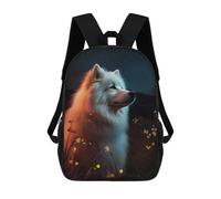 sinyumoney Samoyed Dogs Mochila Escolar Resistente Al Agua, Mochila De Viaje, Bolsa Para Computadora Para Campus, Viajes Al Aire Libre, Deportes 17inch