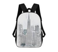 sinyumoney San Francisco Financial District Mochila Escolar Mochila Para Niñas Y Niños Mochilas De Gran Capacidad Mochilas Ligeras Para Niños Y Estudiantes 17inch