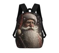 sinyumoney Santa Claus II Mochila Infantil, Mochila Escolar Infantil, Mochilas Escolares Impresas En 3D Para Niños Y Estudiantes Adolescentes 17inch