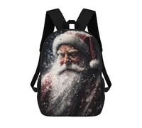 sinyumoney Santa Claus Mochilas Para Niños Mochila Escolar Mochila Escolar Impresa En 3D Para Niños Estudiantes De Primaria Y Secundaria 17inch