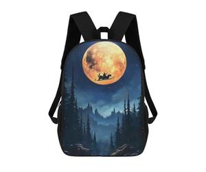 sinyumoney Santas Night Flight Christmas Mochila Escolar Ligera Para Aeropuerto Y Estudiantes Universitarios: Perfecta Para Viajes, Trabajo Y Uso Diario 17inch