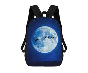 sinyumoney Santas Sleigh on Christmas Eve Mochila Ligera Para La Escuela, Mochila Escolar, Mochila Para La Universidad Para Niñas Y Adolescentes 17inch