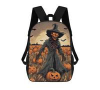 sinyumoney Scarecrow Mochila Infantil Para Niñas, Mochila Escolar 3D, Mochila Para Niños Pequeños, Mochila Informal De Día, Mochila Escolar De Moda 17inch