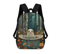 sinyumoney Scary Bohoo Ghost Bathtube Mochila Escolar/de Negocios Resistente Para Portátil Para Niños/niñas/adolescentes 17inch