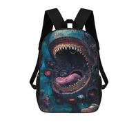 sinyumoney Sci-Fi Alien Spaceship Encounter Mochilas Infantiles Impresas En 3D De 17 Pulgadas. Mochila Escolar Informal Impresa En 3D Para Niños De Primaria Y Secundaria.