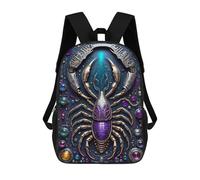 sinyumoney Scorpion Steampunk Art Mochila Impresa En 3D Para Niños, Mochila Escolar, Mochilas De Viaje Para Niños, Bolsas De Libros De Alta Capacidad, Mochila Infantil 17inch
