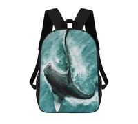 sinyumoney Sea Monsters008 Mochila Escolar Para Niños Mochila Escolar Impresa En 3D Mochila Escolar De Moda Para Niños De Primaria Y Secundaria 17inch