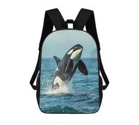 sinyumoney Sea Orca Whale Killer Mochila Infantil De Moda Divertida Mochila Escolar Para Niños Y Adolescentes Con Impresión 3D Para Niños 17inch