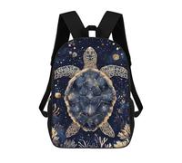 sinyumoney Sea Turtle Kintsugi Mochila Escolar Mochila Para Niños Impresa En 3D Mochilas Infantiles Para Niños Y Niñas Mochilas Escolares Mochilas De Viaje Para Niños 17inch