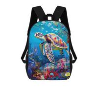 sinyumoney Sea Turtle Symphony Mochila Escolar Infantil Impresa En 3D Para Niños, Mochilas De Viaje De Alta Capacidad, Bolsas Para Libros, Mochila Escolar Infantil 17inch