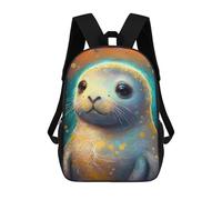 sinyumoney Seal Fairy Tale Mochila Escolar Impresa En 3D Mochilas Informales Para Niños Mochila Escolar Impresa En 3D Para Niños De Primaria Y Secundaria 17inch