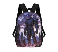 sinyumoney Sentinel of The Titan Mochila Escolar Para Niños De 17 Pulgadas, Mochila Informal De Viaje Para Niños Y Niñas, Mochila De Gran Capacidad Para El Día A Día 17inch