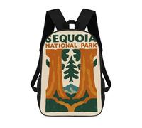 sinyumoney Sequoia National Park Poster Mochila Escolar, Mochila Para Portátil, Mochila Para Adolescentes, Niñas, Niños, Mujeres Y Hombres 17inch