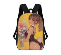 sinyumoney Sexy Anime Bunny Girl Mochilas Para Niños Mochila Escolar Mochila Escolar Impresa En 3D Para Niños Estudiantes De Primaria Y Secundaria 17inch