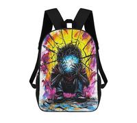 sinyumoney Shattered Reflections - Surreal Expressionist Art Mochila Escolar Impresa En 3D Para Niños Y Niñas, Mochila Escolar, Mochila De Viaje Para Niños 17inch