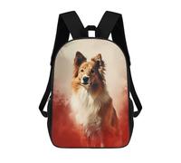sinyumoney Shetland Sheepdog Dog Mochila Escolar Infantil De Moda Informal Mochilas Infantiles Impresas En 3D Mochila Grande Para Niño 17inch