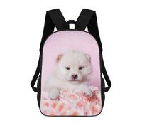 sinyumoney Shiba Inu Puppy Mochila Escolar Infantil Impresa En 3D Para Niños, Mochilas De Viaje De Alta Capacidad, Bolsas Para Libros, Mochila Escolar Infantil 17inch