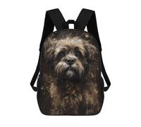 sinyumoney Shih Tzu Dog Delightful Mochila Escolar Impresa En 3D Para Niños Mochilas De Viaje De Alta Capacidad Bolsas Para Libros Mochila Escolar Para Niños Mochila 17inch