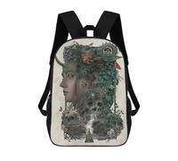 sinyumoney Shinigami No Mori Mochila Impermeable Para Ordenador Portátil Para Acampada, Aventuras Al Aire Libre Y Viajes Diarios 17inch