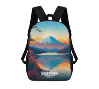 sinyumoney Shiretoko National Park Japan Landscape Mochila Escolar Impresa En 3D Mochilas Informales Para Niños Mochila Escolar Impresa En 3D Para Niños De Primaria Y Secundaria 17inch