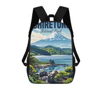 sinyumoney Shiretoko National Park Mochilas Infantiles Escolares Impresas En 3D, Mochilas Para Niños, Mochilas De Viaje Para Niños Y Niñas, Mochilas Escolares Para Niños 17inch