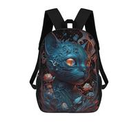 sinyumoney Siamese Cat Chimerical Mochila Escolar Mochilas Escolares Para Niñas Y Niños Mochila Con Bolsillo Mochila Escolar De Moda Para Niños 17inch
