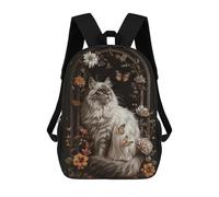 sinyumoney Siamese Mochila Escolar Infantil Impresa En 3D Para Niños, Mochilas De Viaje De Alta Capacidad, Bolsas Para Libros, Mochila Escolar Infantil 17inch