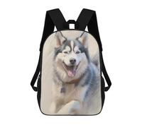 sinyumoney Siberian Husky Sketch Mochila Escolar Infantil Impresa En 3D Para Niños, Mochila De Viaje De Alta Capacidad, Bolsas Para Libros, Mochila Escolar Infantil 17inch
