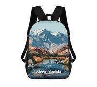 sinyumoney Sierra Nevada National Park, Spain Mochila, Mochila Escolar Impresa En 3D, Bolsa Para El Almuerzo Escolar, Mochila De Viaje, Mochila Para Amigos, Mochila Escolar Para Niñas Y Niños 17inch