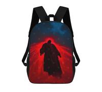sinyumoney Silhouette in Red Light Mochilas Para Niños Y Estudiantes, Mochilas Escolares Impresas En 3D, Mochilas Para Estudiantes De Primaria Y Secundaria Para Niños Y Niñas 17inch