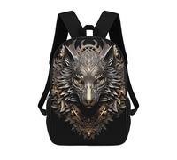 sinyumoney Silver Wolf Majesty Mochila Ligera Informal Para El Día A Día, Mochila Escolar Para Adolescentes, Chicas, Chicos, Mujeres Y Hombres 17inch