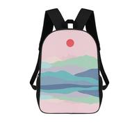 sinyumoney Simple Landscape 2 Mochila Infantil Para Niñas, Mochila Escolar 3D, Mochila Para Niños Pequeños, Mochila Informal De Día, Mochila Escolar De Moda 17inch