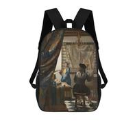 sinyumoney Skeleton Man in Roses Bolsas Escolares, Bolsas Para La Escuela Secundaria, Mochilas Casual Para Camping, Aventuras Al Aire Libre Y Viajes Diarios, Burning The Brushwood, 17"