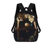 Sinyumoney Skeleton Man in Roses Mochila Mochila Impresa En 3D, Bolsa De Degustación, Mochila De Viaje, Mochila De Amigos Para Niñas Y Niños, Narcissuss, 17"