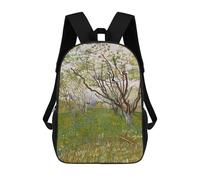 Sinyumoney Skeleton Man in Roses Mochila Mochila Impresa En 3D, Bolsa De Degustación, Mochila De Viaje, Mochila De Amigos Para Niñas Y Niños, flores, 17"