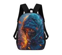 sinyumoney Skier Digital Art Mochila Escolar Ligera Para Aeropuerto Y Estudiantes Universitarios: Perfecta Para Viajes, Trabajo Y Uso Diario 17inch