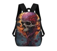 sinyumoney Skull Forest Fantasy Mochila Escolar Ligera E Informal Para Adolescentes, Niños, Mujeres Y Hombres 17inch