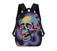 sinyumoney Skull in Space Mochila Infantil, Mochila Escolar Para Niños, Mochila Escolar Infantil Con Estampado 3D De Dibujos Animados, Mochila De Gran Capacidad Para Niños Y Niñas 17inch