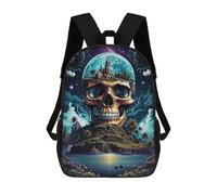sinyumoney Skull Island Fantasy Mochilas Infantiles Mochila Escolar Mochila Impresa En 3D Para Niños Mochilas De Viaje Bolsas Para Libros Mochila Escolar Para Niños 17inch