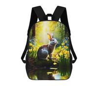 sinyumoney Skull Mochila escolar ligera, mochila escolar, mochila de día, mochila escolar para niñas y adolescentes, Beautiful Forest, 17"