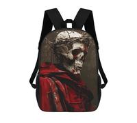 sinyumoney Skull of A Dead Skeleton Mochila Escolar Impresa En 3D Para Niños Y Niñas, Mochila Para Portátil Para Niños/estudiantes/adultos 17inch