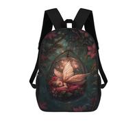 sinyumoney Sleeping Fairy in A Magical Glass Orb Mochila Escolar Impresa En 3D Para Niños, Mochila Escolar Informal De Moda Para Viajes Para Niños Y Estudiantes 17inch