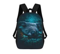 sinyumoney Sleeping Koala in Amazon Rainforest Mochila Escolar Infantil De 17 Pulgadas Con Estampado 3D De Películas De Anime Para Niños, Mochila De Viaje, Mochila Escolar Infantil