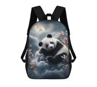sinyumoney Sleeping Panda in Moonlit Garden Mochilas Escolares Para La Escuela Secundaria, Preparatoria, Universidad Y Viajes Para Hombres, Mujeres Y Adolescentes 17inch