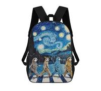 sinyumoney Sloth Abbey Road Mochila Infantil Con Impresión 3D, Mochila Escolar Para Niños, Mochila Informal Divertida Para Niños Y Adolescentes 17inch