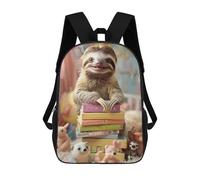 sinyumoney Sloth in A Childrens Room Mochilas Para Niños Mochila Escolar Mochila Escolar Impresa En 3D Para Niños Estudiantes De Primaria Y Secundaria 17inch