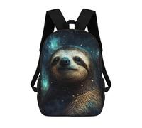 sinyumoney Sloth in Space -1 Mochila Escolar Infantil Impresa En 3D 17inch Mochilas De Moda Para Niños De Primaria Y Secundaria
